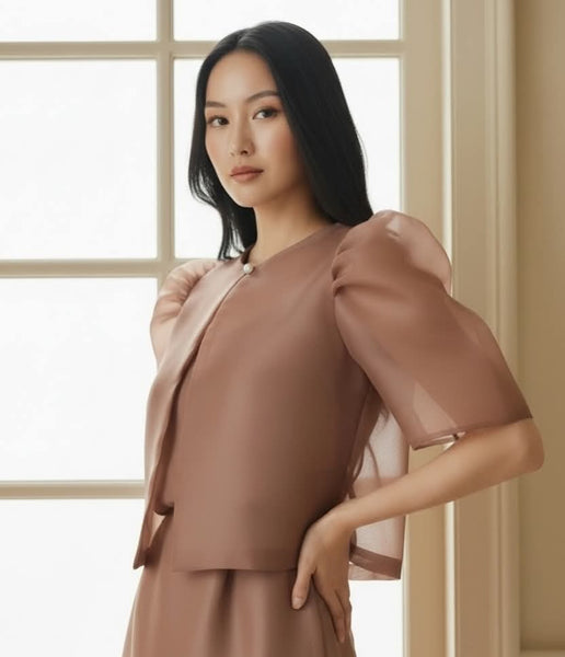 Sampaguita Top (Jusi Fabric)