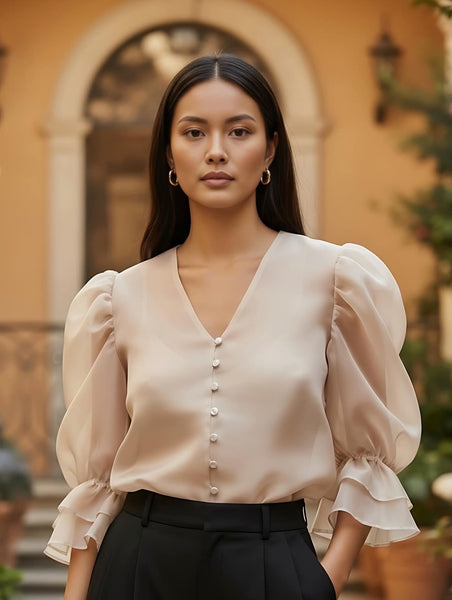Bituin Top (Jusi Fabric)