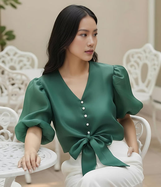 Cebu Top (Jusi Fabric)