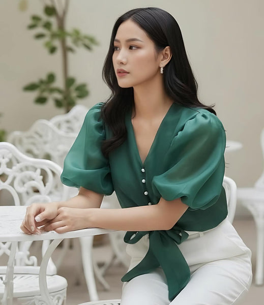 Cebu Top (Jusi Fabric)