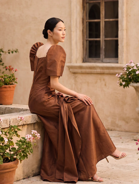 Seville Dress (Gazar Fabric)
