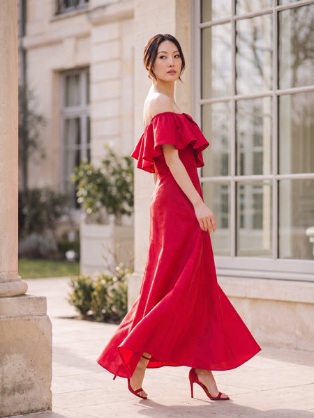 Lovi Dress (Gazar Fabric)