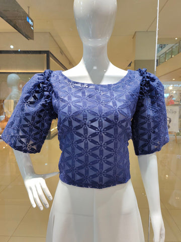 Nenita Top (Printed Organza Fabric)