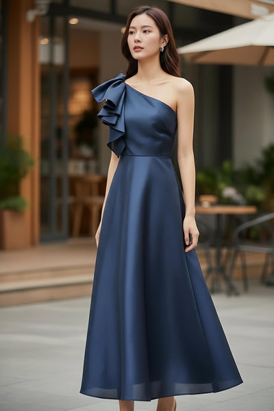 Wyne Dress (Gazar Fabric)