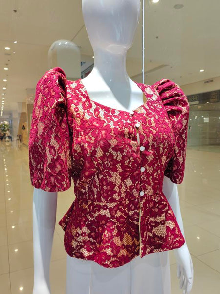 Siquijor Top (Corded Lace Fabric)