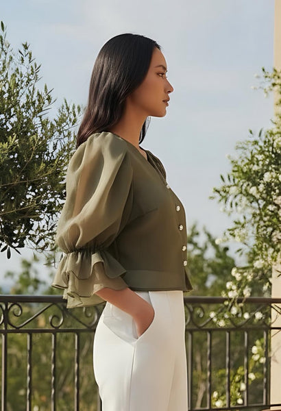 Bituin Top (Jusi Fabric)