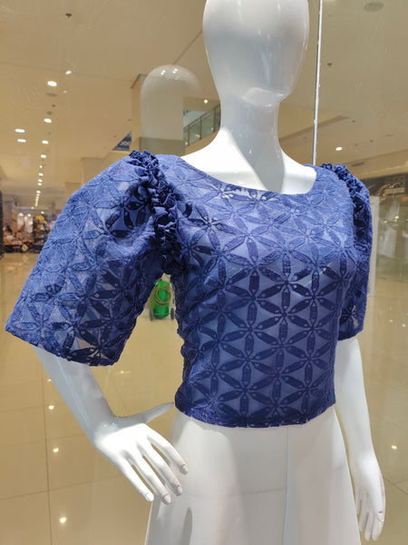 Nenita Top (Printed Organza Fabric)