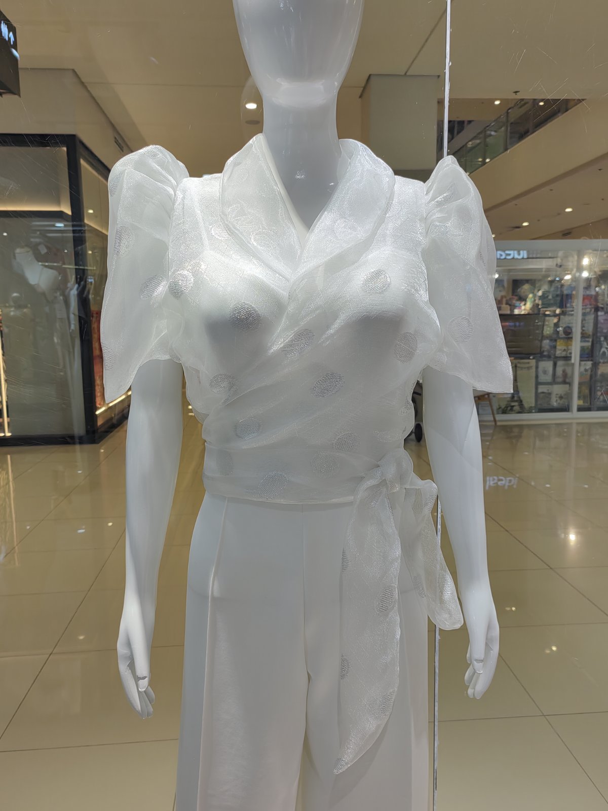 Liwanag Top (Printed Organza Fabric)
