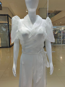 Liwanag Top (Printed Organza Fabric)