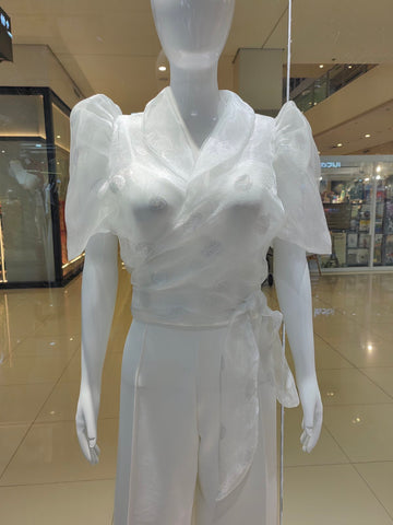 Liwanag Top (Printed Organza Fabric)