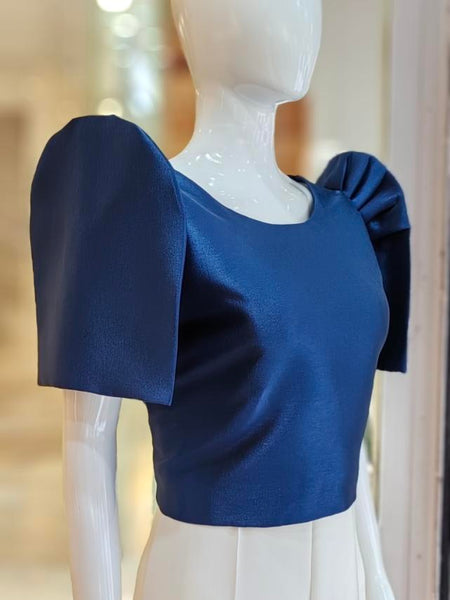 Mutya Top ( Metallic Gazar Fabric)