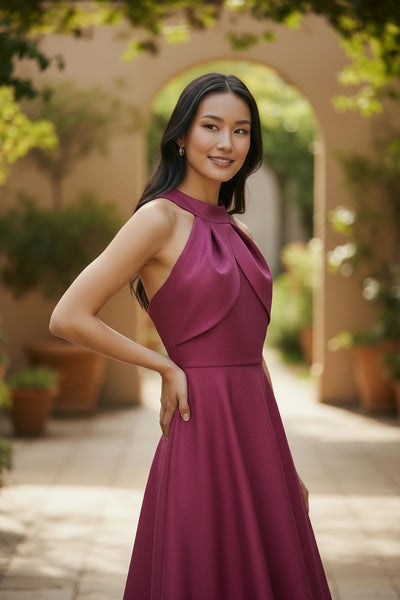 Allegra Dress (Gazar Fabric)