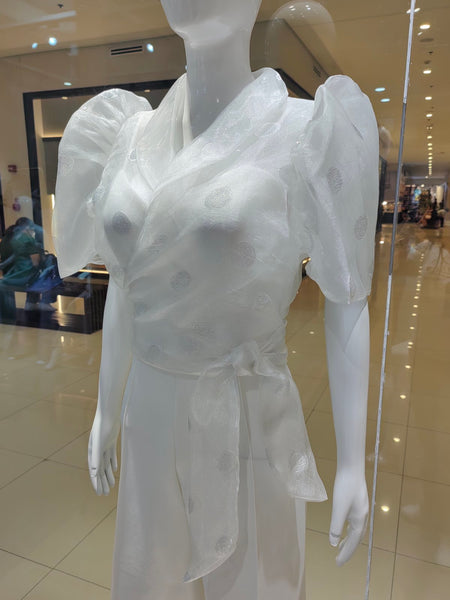 Liwanag Top (Printed Organza Fabric)