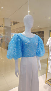 Coron Top (Printed Organza Fabric)