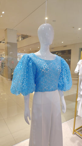 Coron Top (Printed Organza Fabric)