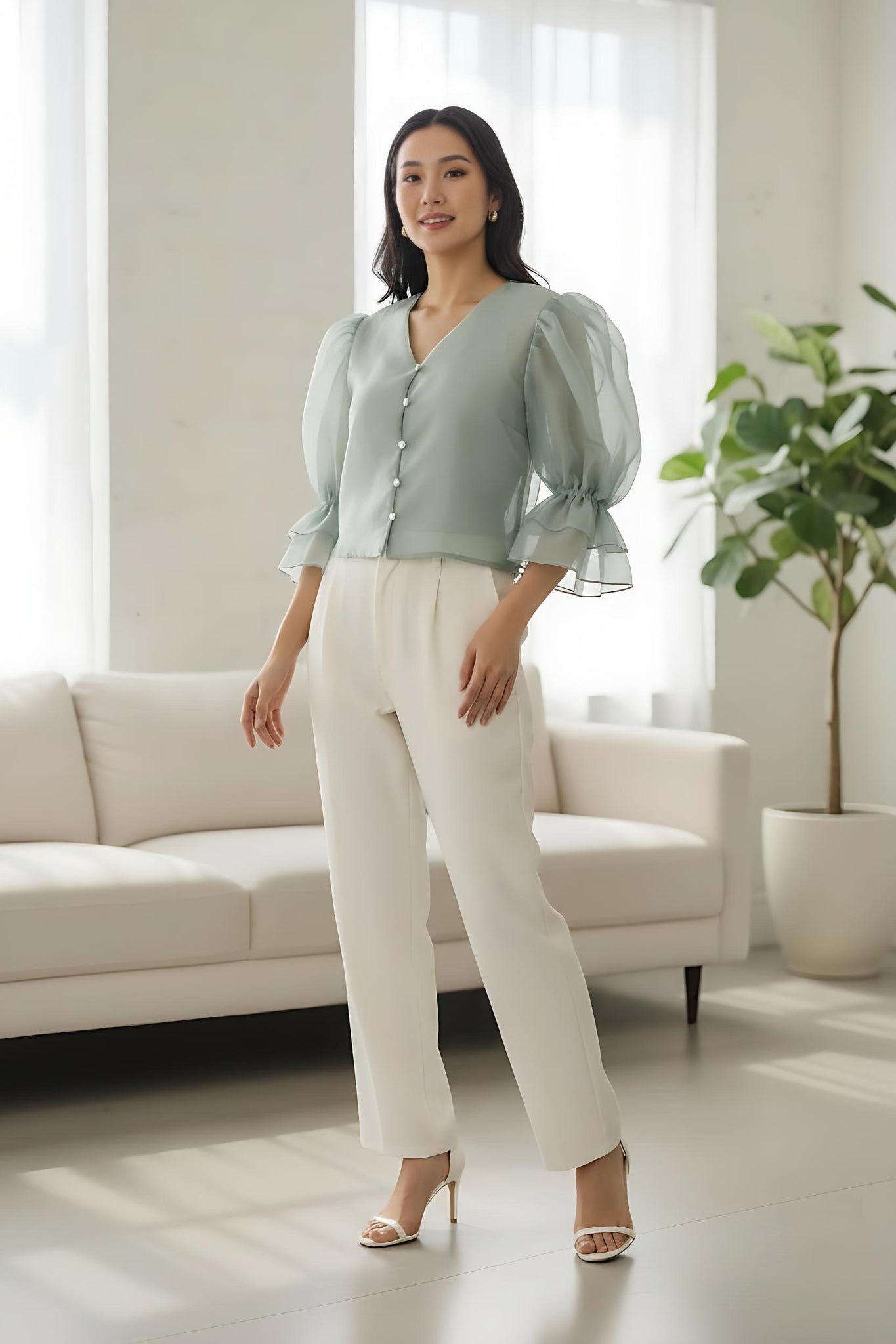 Bituin Top (Jusi Fabric)